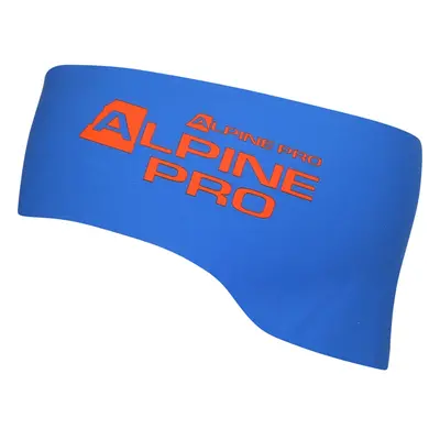 Sports headband ALPINE PRO BELAKE electric blue lemonade