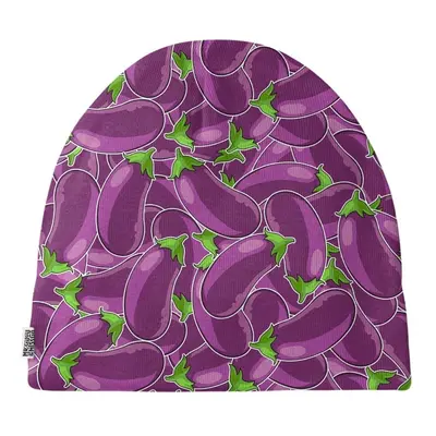 Mr. GUGU & Miss GO Man's Eggplant Beanie MB