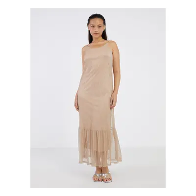 Beige Women's Maxi-dresses ONLY Tinga - Ladies