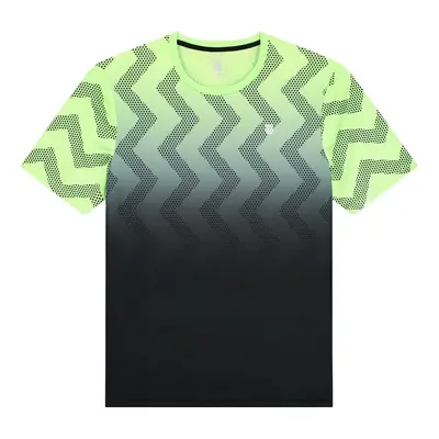 Men's T-Shirt K-Swiss Hypercourt Print Crew Green/Blue