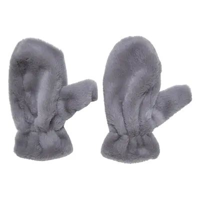 Teddy Mitten light grey gloves