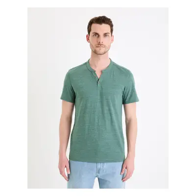 Celio T-shirt henley Cegeti - Men's