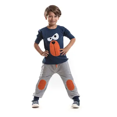 Denokids I'm Seriously Boy's Casual T-shirt Trousers Set