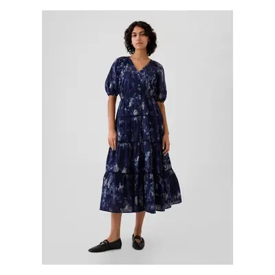 GAP Floral shirt maxi dress - Women's