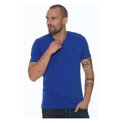 T8568 DEWBERRY V-NECK MEN'S T-SHIRT-SAKS