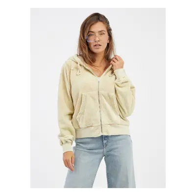 Beige Women's Diesel Zipper Hoodie - Women