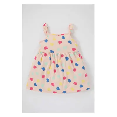 DEFACTO Baby Girl Patterned Strap Dress