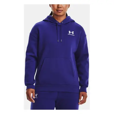 Under Armour Sweatshirt Essential Fleece Hoodie-BLU - Women