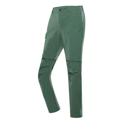 Men's trousers with impregnation and detachable legs. ALPINE PRO NESC myrtle