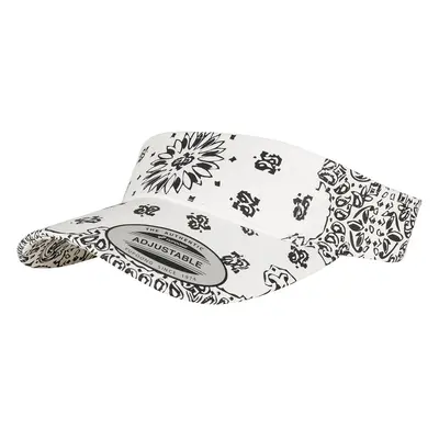 Visor Bandana Print white