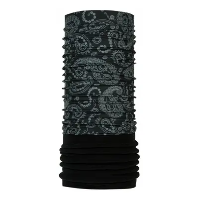 PAC RECYCLED FLEECE Paisley Black Neck Warmer