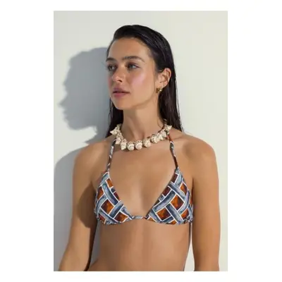 DEFACTO Nefes Istanbul X Printed Triangle Bikini Top