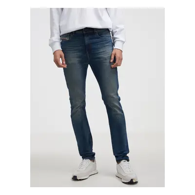 Navy Blue Men's Slim Fit Diesel Jeans - Men's