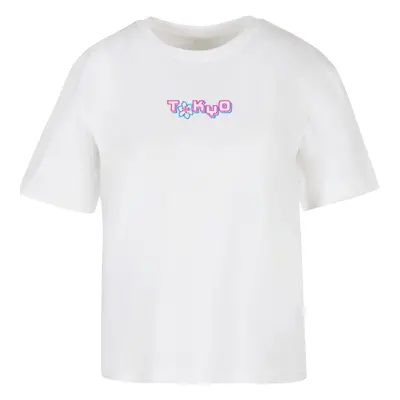 Women's Tokyo Dragon Neon T-Shirt - White