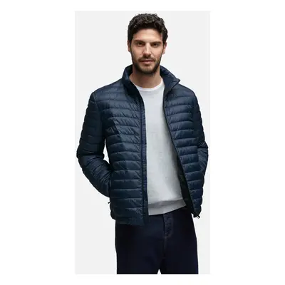 Dark blue men's down jacket Geox Dereck - Men