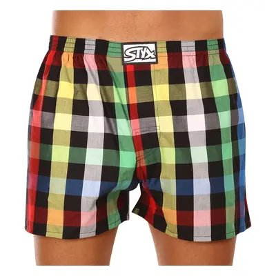 Men's briefs Styx classic rubber multicolored