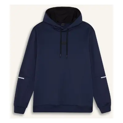 DeFactoFit Standard Fit Hooded Basic Plain Sportsman Sweatshirt