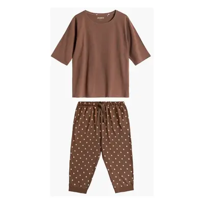 Women's pyjamas ATLANTIC - brown