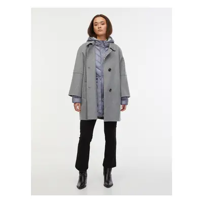 Orsay Women's Grey Wool Coat - Women's