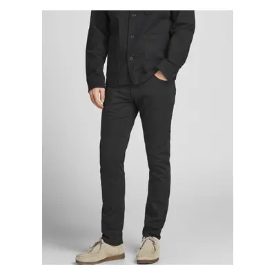 Black Mens Slim Fit Jeans Jack & Jones Glenn - Men