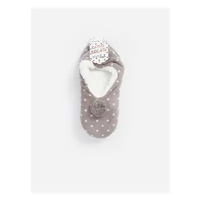 LC Waikiki Lcwk Women's Home Socks with Non-Slip Sole and Polka Dots