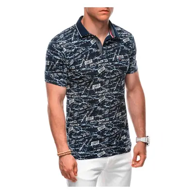 Edoti Printed Men's Polo Shirt