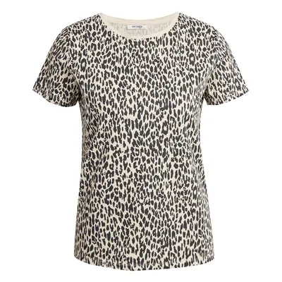 Beige T-shirt with animal pattern ORSAY - Women