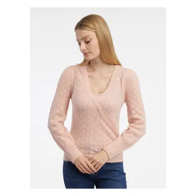 Orsay Women's Light Pink Sweater with Wool - Women