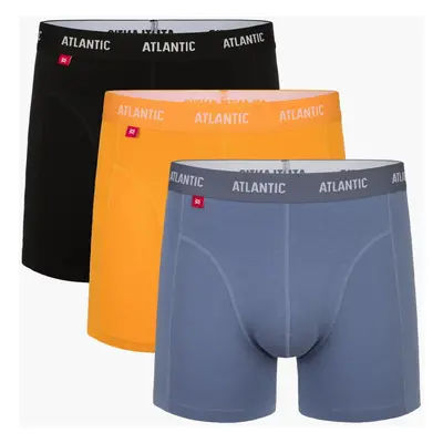 Man boxers ATLANTIC Comfort 3Pack - black/yellow/gray