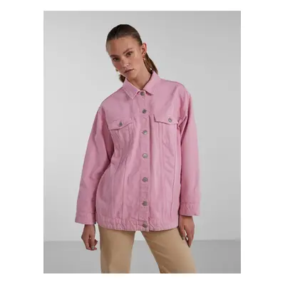 Pink Women's Oversize Denim Jacket Pieces Tika - Women's