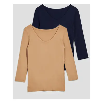 GAP T-shirts with 3/4 sleeves, 2pcs - Women