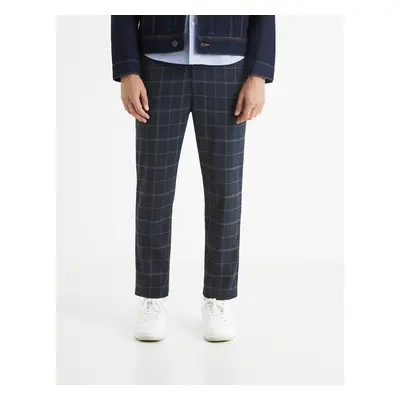 Celio Plaid 24h Trousers - Men