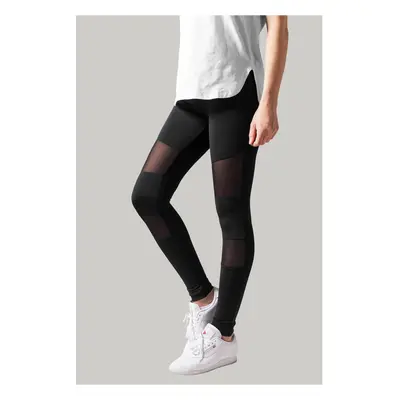 Women's Tech Mesh Leggings - Black