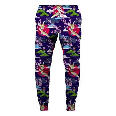 Aloha From Deer Unisex's Colorful Cranes Sweatpants SWPN-PC AFD914