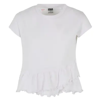 Girls' Organic T-Shirt Volant White