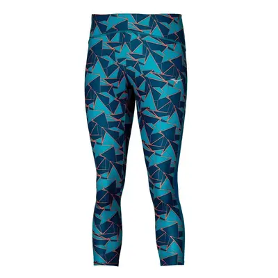 Mizuno 7/8 Women's Printed Tight Algiers Blue Leggings