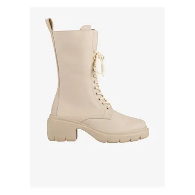 Beige Women's Leather Boots Högl Louise - Women