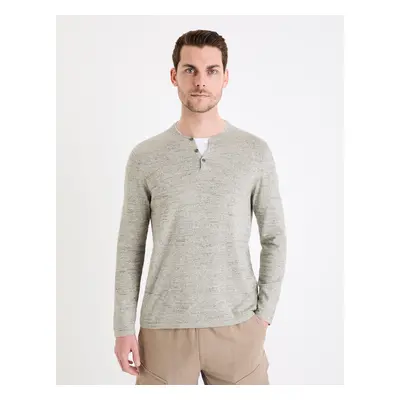 Celio Henley Gelano Sweater - Men's