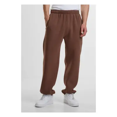 Men's basic sweatpants Fluffy brown