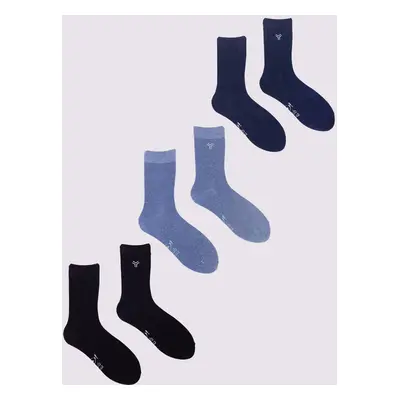 Yoclub Man's Mens' Socks Colours 3-Pack SKA-0127F-AA0B