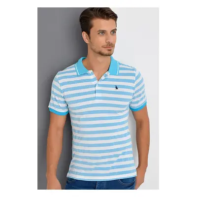 T8545 DEWBERRY T-SHIRT-BLUE