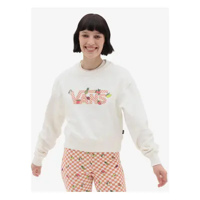 Cream Women's Sweatshirt VANS - Women