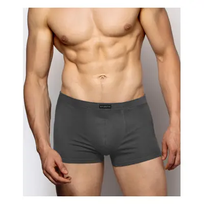 Men's tight boxer shorts ATLANTIC - dark gray