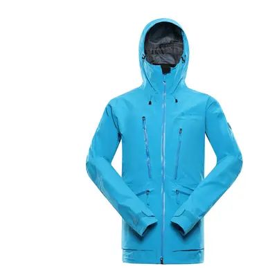 Men's jacket with ptx membrane ALPINE PRO CORT neon atomic blue