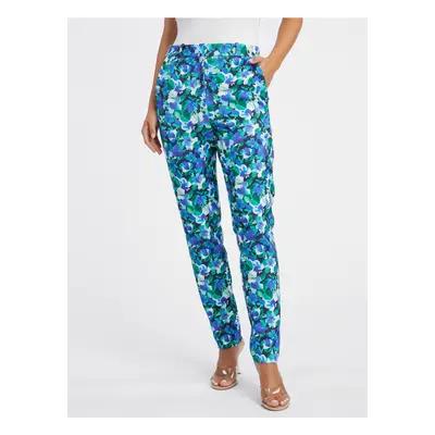 Orsay Green-Blue Ladies Flowered Pants - Women