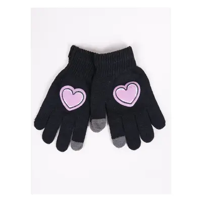 Yoclub Kids's Gloves RED-0108G-AA5E-001