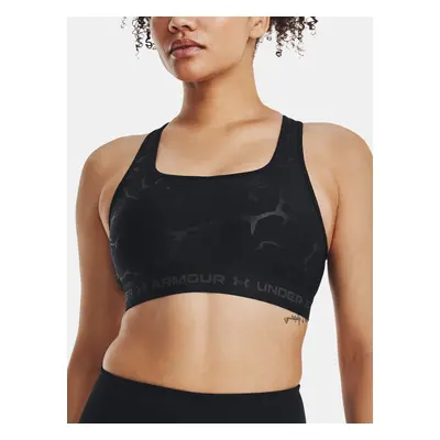 Under Armour Bra UA Crossback Mid Emboss-BLK - Women