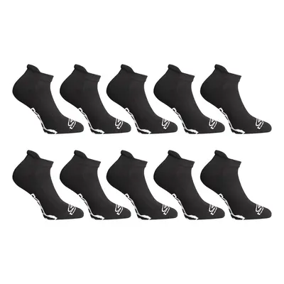 10PACK Styx low black socks