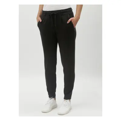 Black women's trousers with elastic waist Tom Tailor - Women's