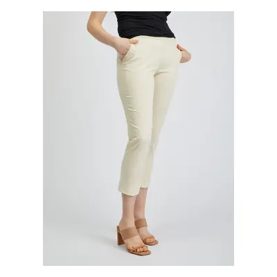 Orsay Beige Ladies Shortened Pants - Women